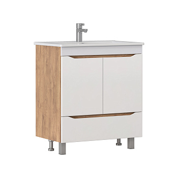 Тумба под раковину VIGO Grani 75 напольная дуб золотой (tn.GRI.OSK.75.2D.1Y дуб золотой) Тумба под раковину VIGO Grani 75 напольная дуб золотой (tn.GRI.OSK.75.2D.1Y дуб золотой)