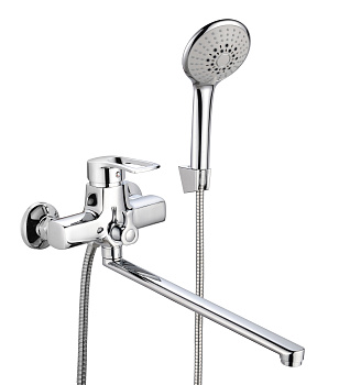 Смеситель для ванны с душем ПРОФСАН ПСМ-777-017 ПЛЮС тип См-ВУОРНШлА