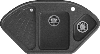 GRANFEST Мойка композит CORNER  GF-C--1040E угловая 1039*560мм  графит арт.GF- GRANFEST Мойка композит CORNER  GF-C--1040E угловая 1039*560мм  графит арт.GF-