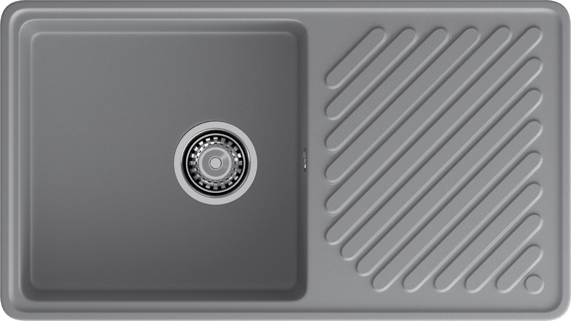 GranFest QUARZ (GF-ZL53) Мойка для кухни 860*480мм (темно-серый) GranFest QUARZ (GF-ZL53) Мойка для кухни 860*480мм (темно-серый)