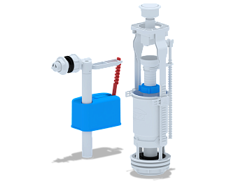 Набор с боковой подводкой АНИ Пласт WC6050 1/2 дюйма с пластиковым штуцером эконом кнопка белая