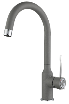 Смеситель для кухни RIVELATO Garda серый хром (1923502 grigio cromo)