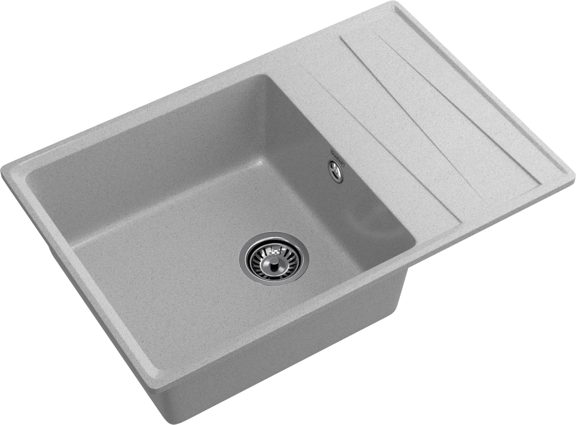 GRANFEST Мойка композит LEVEL, GF-LV-760L, чаш+кр 760*500, серый GRANFEST Мойка композит LEVEL, GF-LV-760L, чаш+кр 760*500, серый