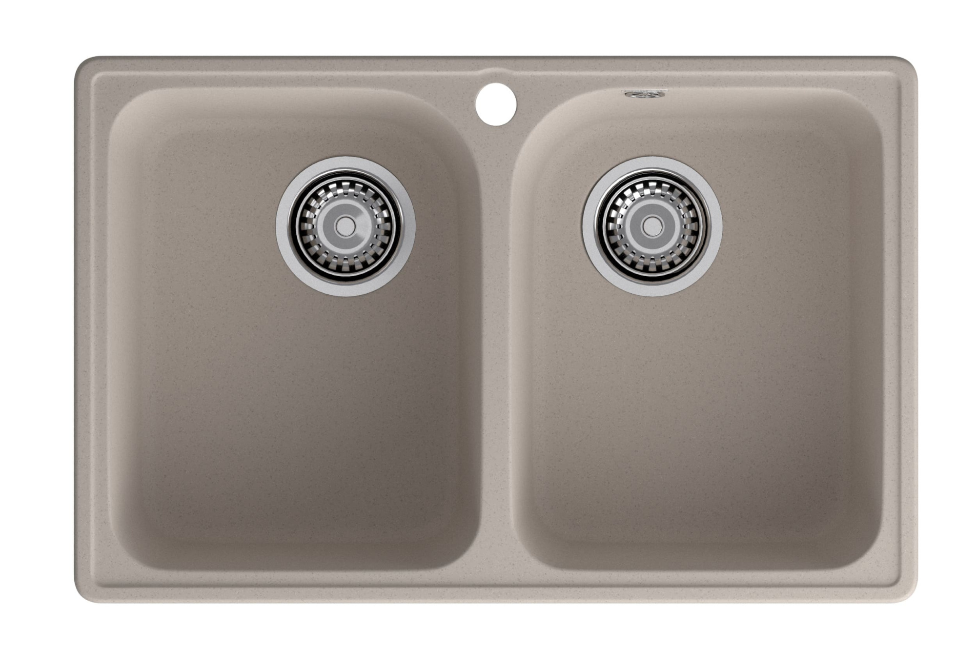 GranFest QUARZ (ECO-15) Мойка 2 чаши 740*480 (песок) GranFest QUARZ (ECO-15) Мойка 2 чаши 740*480 (песок)