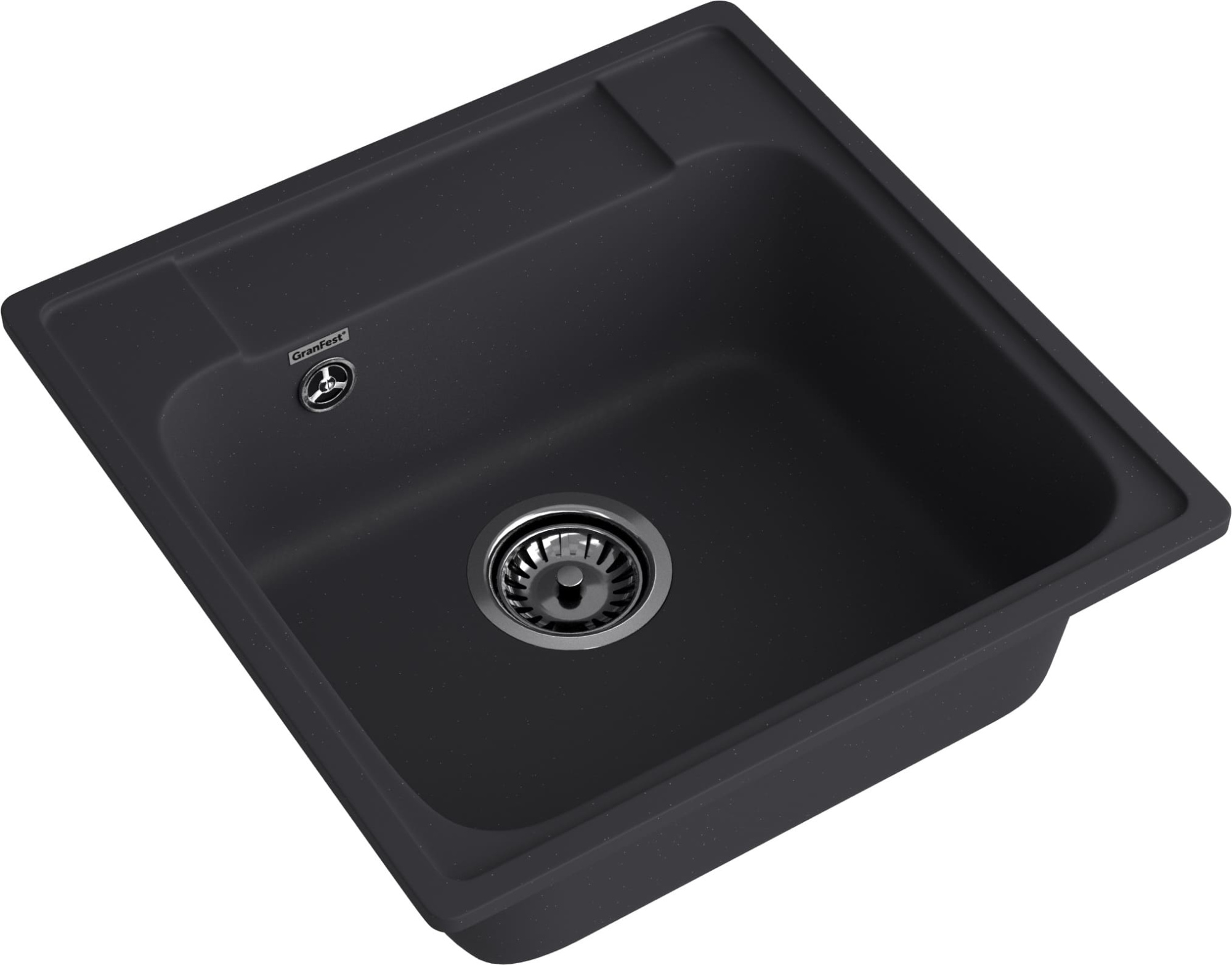 GranFest QUARZ (GF-Z48) Мойка для кухни 480*480мм (черный)