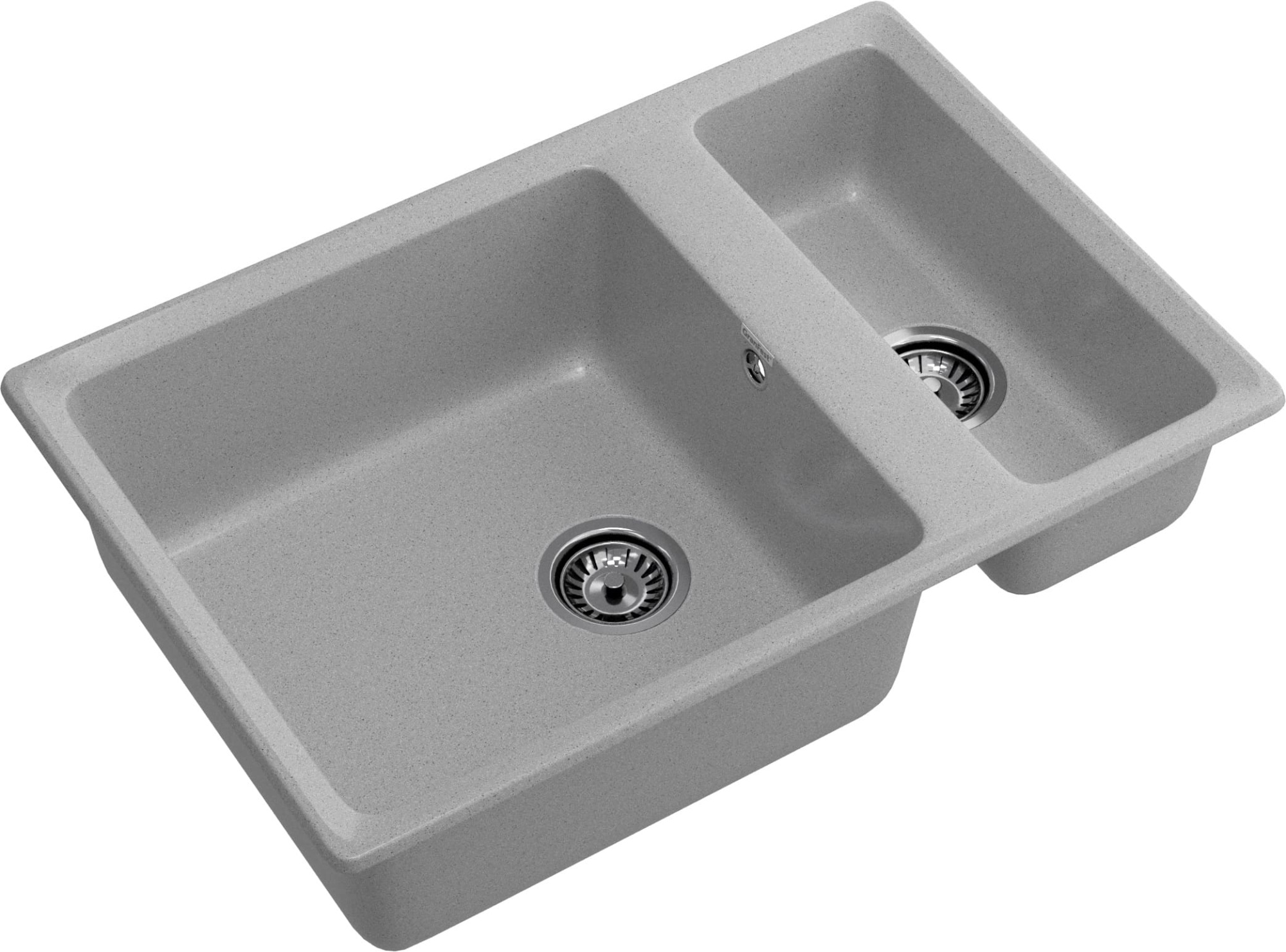 GRANFEST Мойка композит LEVEL, GF-LV-760K, 1.5-чаши 760*500, серый GRANFEST Мойка композит LEVEL, GF-LV-760K, 1.5-чаши 760*500, серый