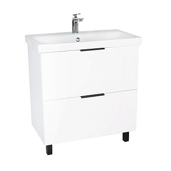 Тумба под раковину VIANT БЕРЛИН 80 напольная белый (VBER80MDBEL-T2Y) Тумба под раковину VIANT БЕРЛИН 80 напольная белый (VBER80MDBEL-T2Y)