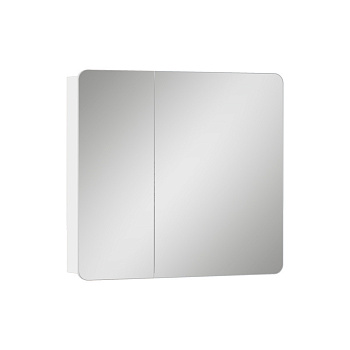 Шкаф зеркальный Volna 70, белый, VOLNA