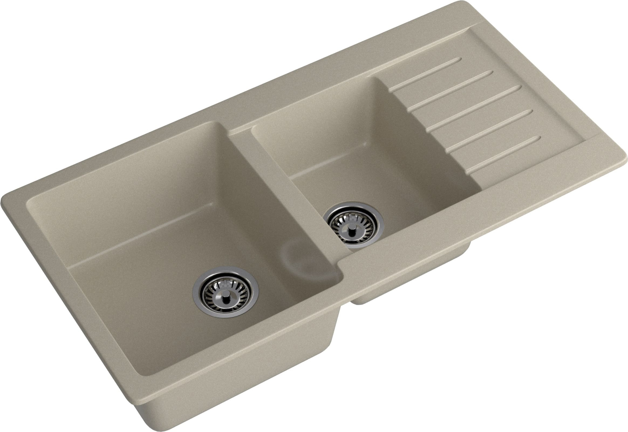 GRANFEST Мойка композит PRACTIK GF-P--980KL  2 чаши с  крылом 980*510 мм топаз  арт.GF- GRANFEST Мойка композит PRACTIK GF-P--980KL  2 чаши с  крылом 980*510 мм топаз  арт.GF-