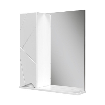 Зеркало-шкаф Pronto 60 левый, белый, VOLNA