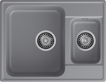 GranFest QUARZ (ECO-09) Мойка 1.5-чаш. 620*480 (темно-серый) GranFest QUARZ (ECO-09) Мойка 1.5-чаш. 620*480 (темно-серый)