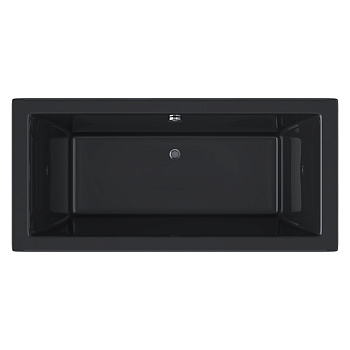 TARI Ванна акриловая 170х80, черный глянец, BERGES