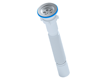 Сифон гофрированный 1 1/2"*40, ANI PLAST Сифон гофрированный 1 1/2"*40, ANI PLAST