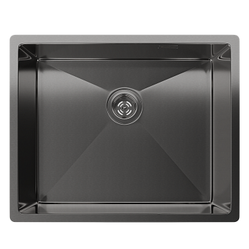 Rivelato Rinox 5444 UN PVD black Мойка нерж.сталь 1 чаша  540*440*200 мм арт.5444 UN PVD black Rivelato Rinox 5444 UN PVD black Мойка нерж.сталь 1 чаша  540*440*200 мм арт.5444 UN PVD black