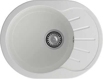 GRANFEST Мойка композит RONDO GF-R--580L  чаша с крылом 579*445 мм  иней арт.GF- GRANFEST Мойка композит RONDO GF-R--580L  чаша с крылом 579*445 мм  иней арт.GF-