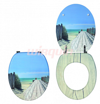 Сидение для унитаза Пляж, WIRQUIN Сидение для унитаза Пляж, WIRQUIN