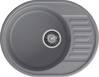 GranFest QUARZ (ECO-58) Мойка чаша+кр 620*480 (темно-серый) GranFest QUARZ (ECO-58) Мойка чаша+кр 620*480 (темно-серый)