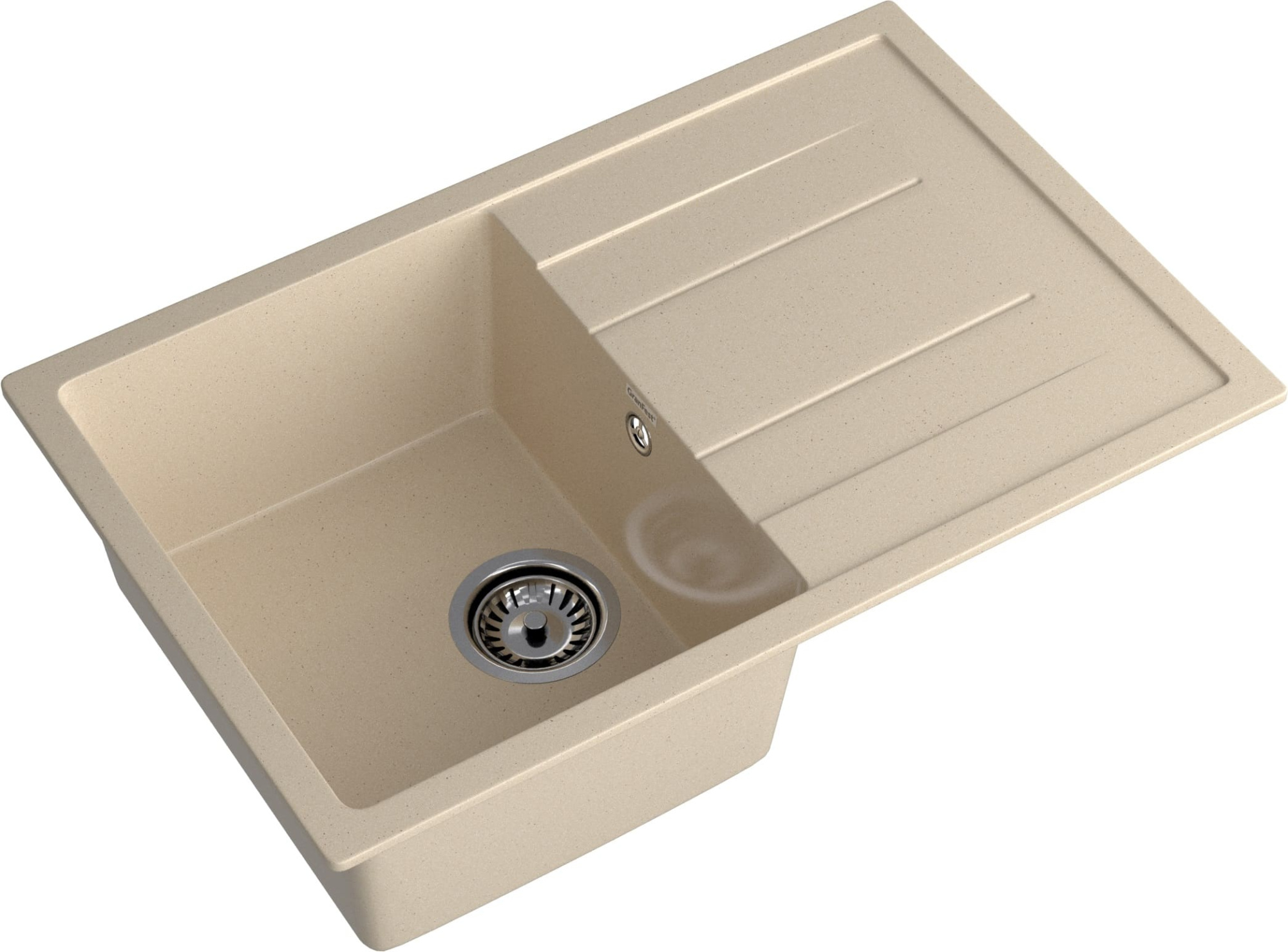 GRANFEST Мойка композит QUADRO GF-Q--780L  чаша с крылом 780*500 мм, кашемир GRANFEST Мойка композит QUADRO GF-Q--780L  чаша с крылом 780*500 мм, кашемир