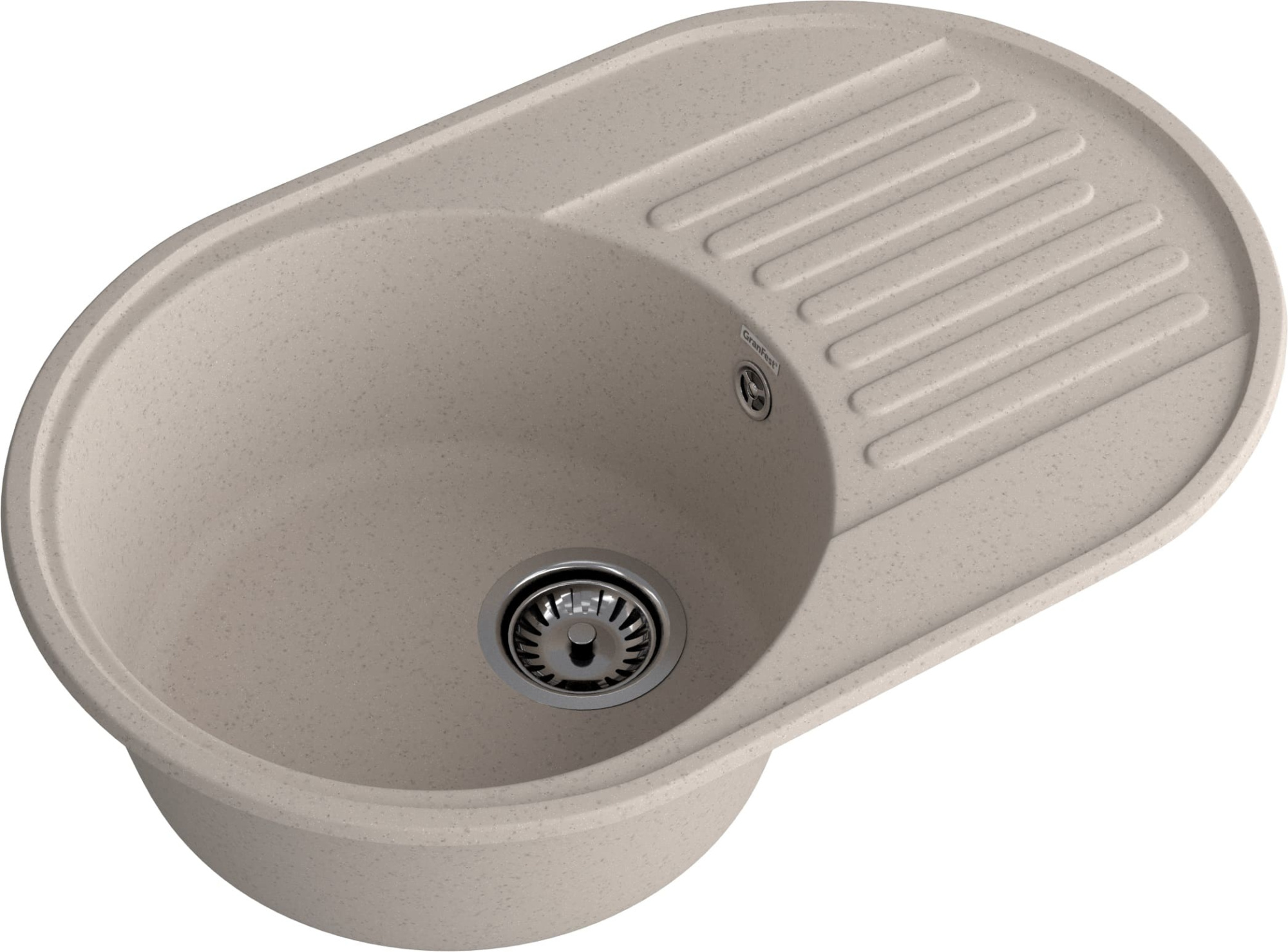 GranFest QUARZ (ECO-18) Мойка чаша+кр 740*480 (песок) GranFest QUARZ (ECO-18) Мойка чаша+кр 740*480 (песок)