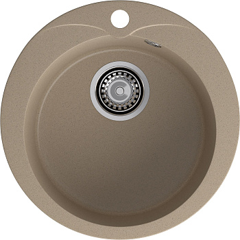 GRANFEST Мойка композит RONDO GF-R--480  D=480 мм  песочный  арт.GF- GRANFEST Мойка композит RONDO GF-R--480  D=480 мм  песочный  арт.GF-