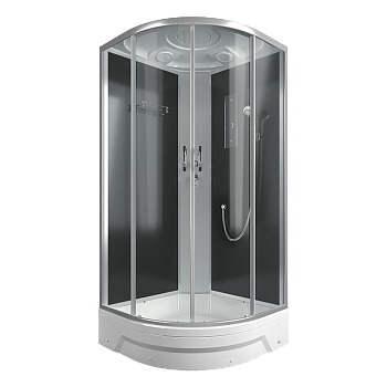 Душевая кабина ERLIT 35 серия ER351026-С4-RUS тонированное стекло