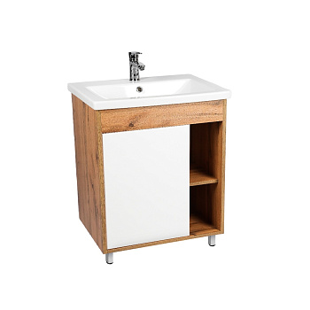 Тумба под раковину VIANT БОСТОН 70 напольная дуб вотан/белый (VBOS70CO-T1ST) Тумба под раковину VIANT БОСТОН 70 напольная дуб вотан/белый (VBOS70CO-T1ST)