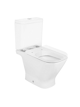 GAP Чаша унитаза напольного, горизонтальный выпуск, белая.  ROCA GAP Чаша унитаза напольного, горизонтальный выпуск, белая.  ROCA