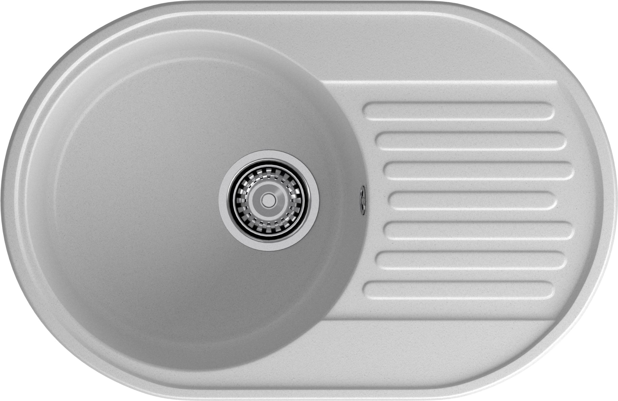 GranFest QUARZ (ECO-18) Мойка чаша+кр 740*480 (серый) GranFest QUARZ (ECO-18) Мойка чаша+кр 740*480 (серый)