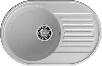 GranFest QUARZ (ECO-18) Мойка чаша+кр 740*480 (серый) GranFest QUARZ (ECO-18) Мойка чаша+кр 740*480 (серый)