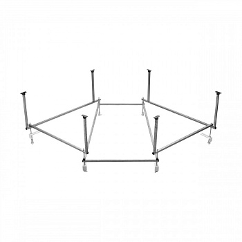 Монтажный комплект для ванны КАННЫ 150х150 см. (рама, слив-перелив с сифоном, крепеж к стене, крепеж Монтажный комплект для ванны КАННЫ 150х150 см. (рама, слив-перелив с сифоном, крепеж к стене, крепеж