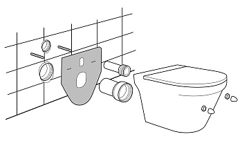 620071 Прокладка изоляционная (акустическая) ПЭ для туалета и биде, OLI