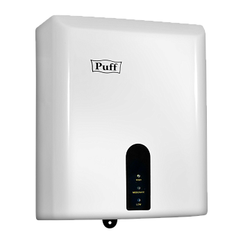 Электросушитель для рук PUFF-8810 высокоскоростной, белый 1,2 кВт (1401.376)
