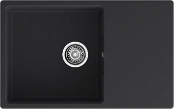 GRANFEST Мойка URBAN 678L  1-чаша+крыло 780*490мм черный арт.GF-UR- GRANFEST Мойка URBAN 678L  1-чаша+крыло 780*490мм черный арт.GF-UR-