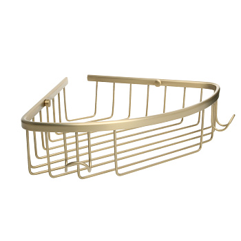 Полка угловая одноэтажная FIXSEN HOTEL золото-сатин (FX-31051-1G) Полка угловая одноэтажная FIXSEN HOTEL золото-сатин (FX-31051-1G)