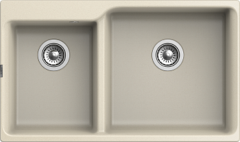 RIVELATO Мойка AXEL 90D  2-чаши 870*520мм beige scuro арт. RIVELATO Мойка AXEL 90D  2-чаши 870*520мм beige scuro арт.