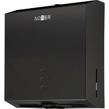 Диспенсер для бумажных полотенец Nofer из  стали черный   Диспенсер для бумажных полотенец Nofer из  стали черный