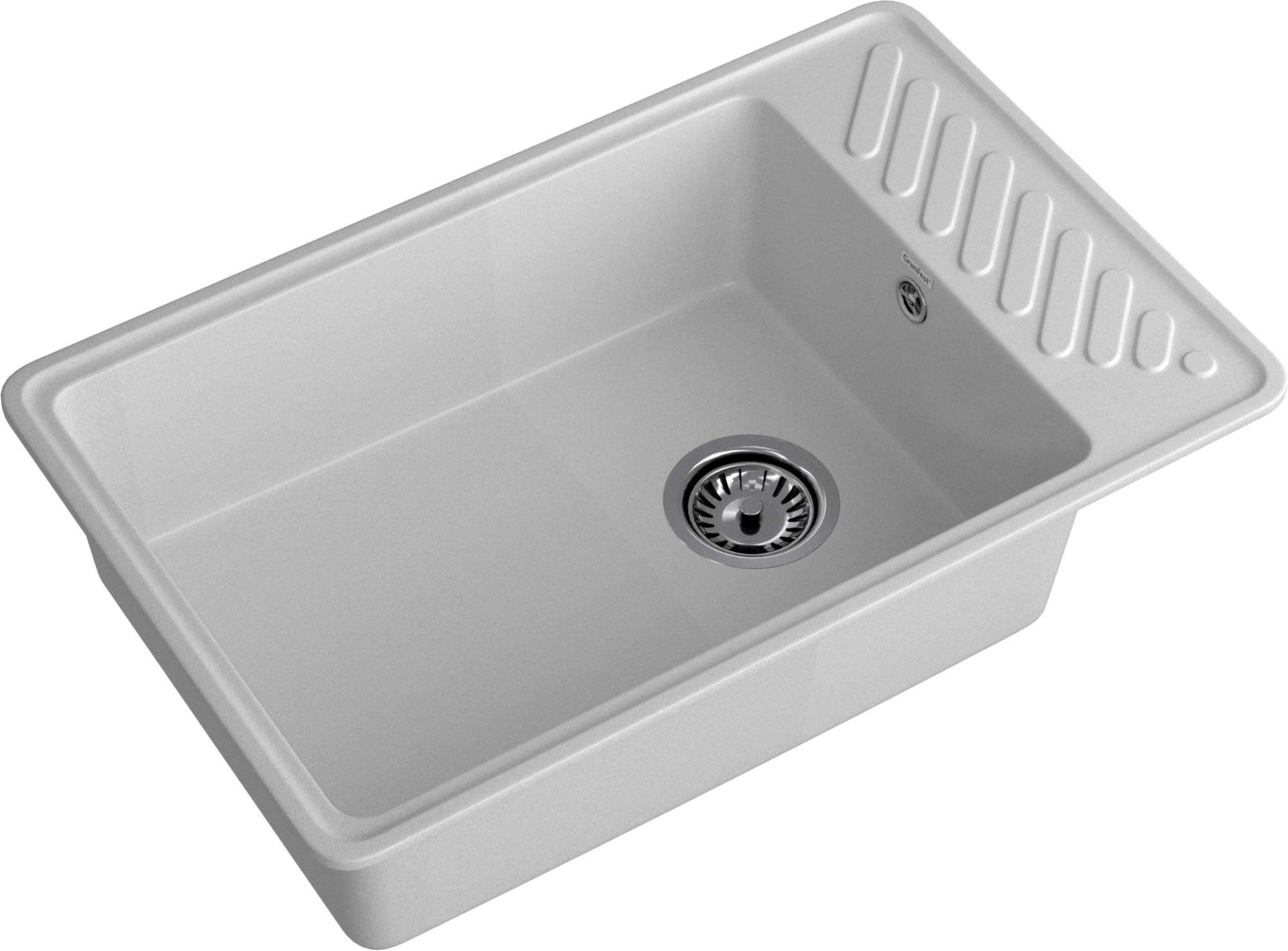 GranFest QUARZ (GF-ZL51) Мойка для кухни 760*480мм (серый) GranFest QUARZ (GF-ZL51) Мойка для кухни 760*480мм (серый)