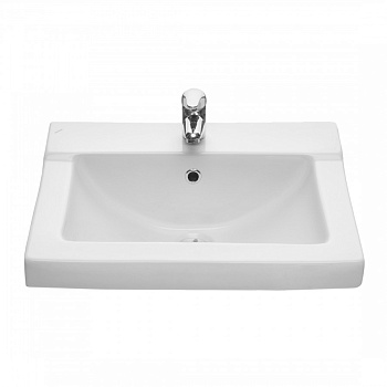 Умывальник "Орион" 57,2см. с отв., с переливом (хром. кольцо) 1 сорт SANTERI Умывальник "Орион" 57,2см. с отв., с переливом (хром. кольцо) 1 сорт SANTERI