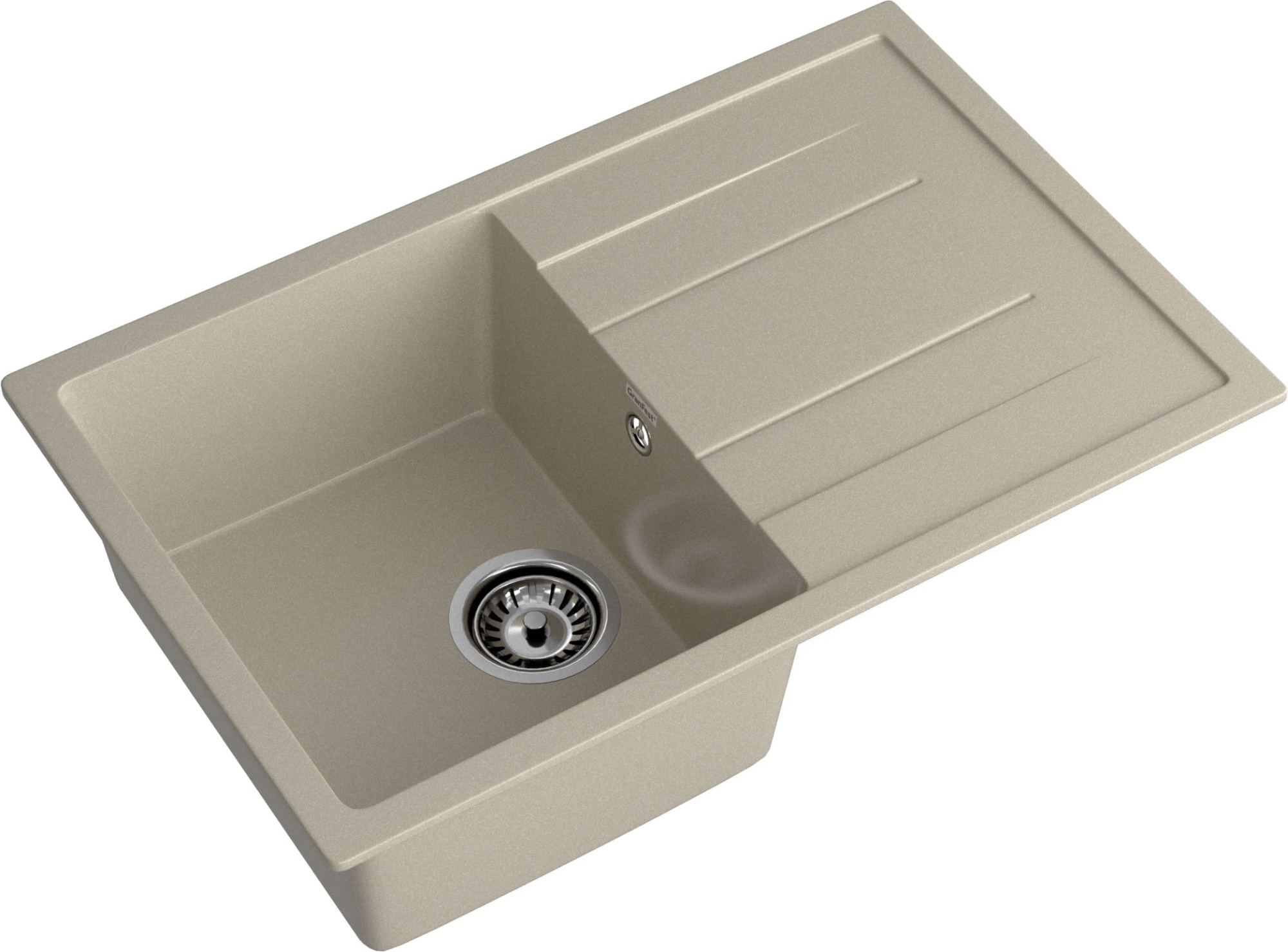 GRANFEST Мойка композит QUADRO GF-Q--780L  чаша с крылом 780*500 мм  топаз арт.GF- GRANFEST Мойка композит QUADRO GF-Q--780L  чаша с крылом 780*500 мм  топаз арт.GF-