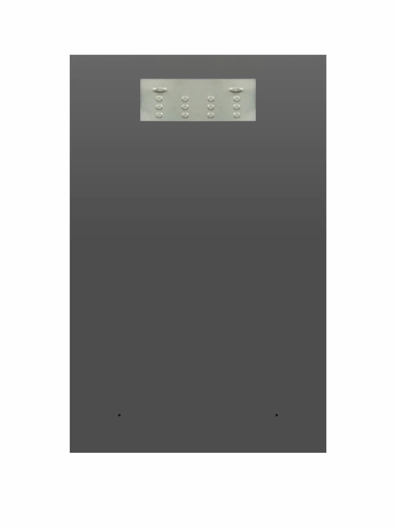 Зеркало Прямоугольник 390х590 с полкой