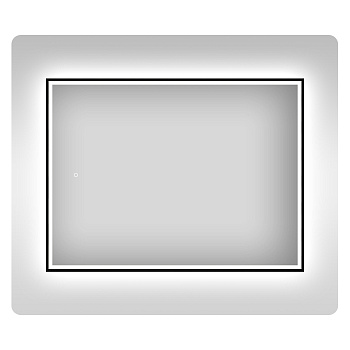 Влагостойкое зеркало с подсветкой для ванной комнаты Wellsee 7 Rays' Spectrum 172201210, размер 75 х