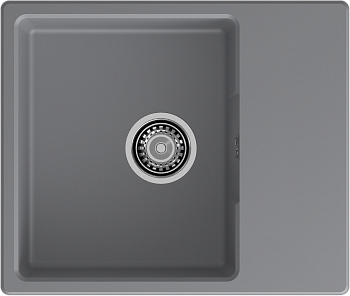 GRANFEST Мойка URBAN 658L  1-чаша+крыло 580*490мм темно-серый арт.GF-UR- GRANFEST Мойка URBAN 658L  1-чаша+крыло 580*490мм темно-серый арт.GF-UR-