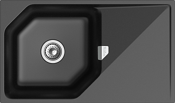 RIVELATO Мойка LOCUS 85  1-чаш 850*500 nero арт. RIVELATO Мойка LOCUS 85  1-чаш 850*500 nero арт.