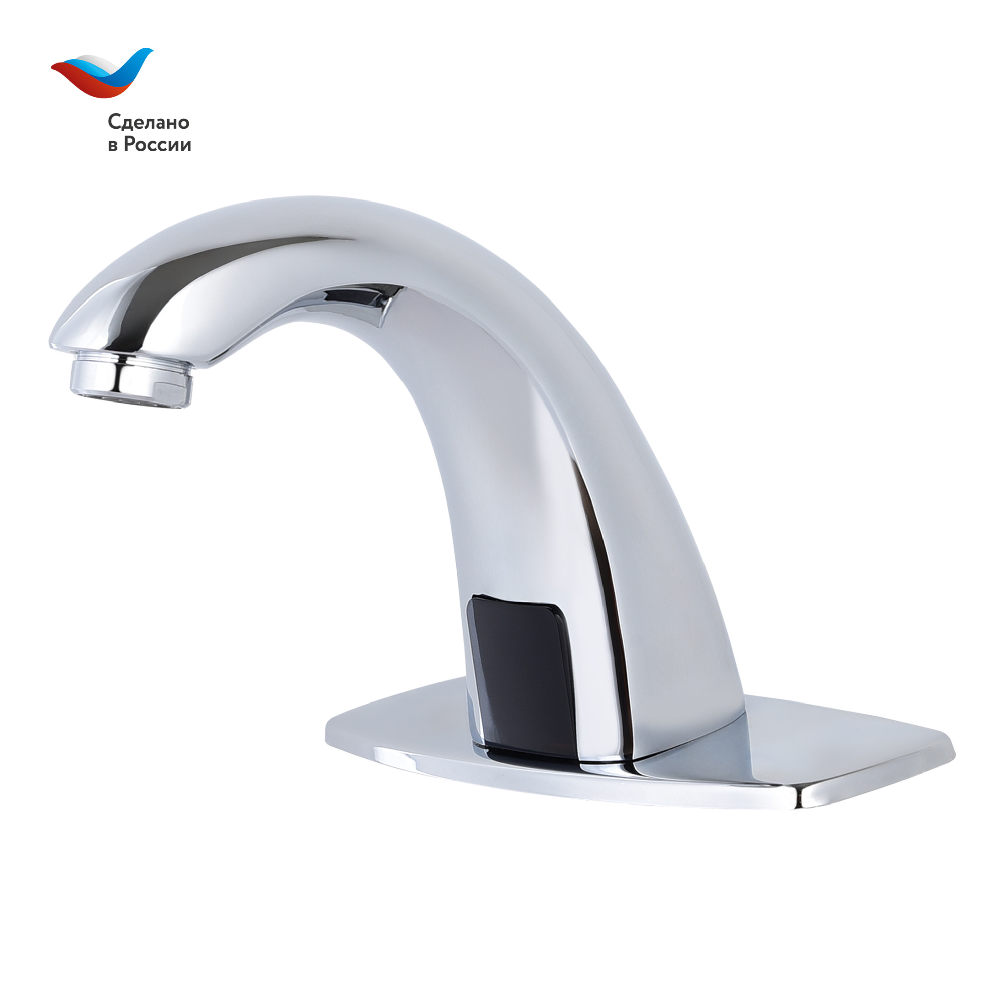 КОТТЕДЖ Смеситель для умывальника, сенсорный с литым изливом, СЛ-ОД-С12, Славен