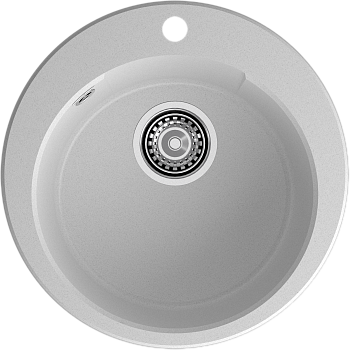 GRANFEST Мойка URBAN 649  1-чаша D-490мм серый арт.GF-UR- GRANFEST Мойка URBAN 649  1-чаша D-490мм серый арт.GF-UR-