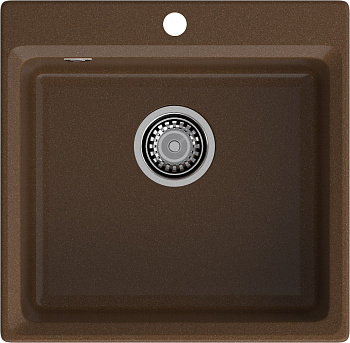 GRANFEST Мойка композит LEVEL, GF-LV-510, чаша 510*500, терракот GRANFEST Мойка композит LEVEL, GF-LV-510, чаша 510*500, терракот