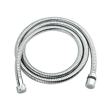 Шланг душевой двухзагибный растяжной от 1,5 до 2 м, стальной, хром. LEMARK