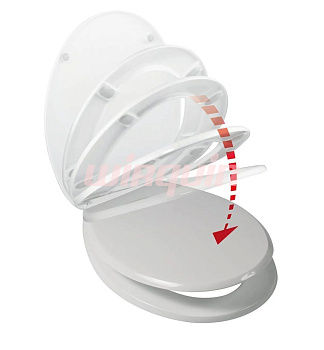 Сидение для унитаза SOFT CLOSE FIRST, WIRQUIN Сидение для унитаза SOFT CLOSE FIRST, WIRQUIN