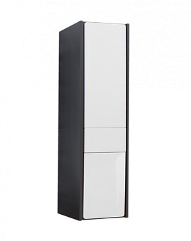 RONDA Шкаф-колонна 32, правая, белый глянец/серый матовый, ROCA