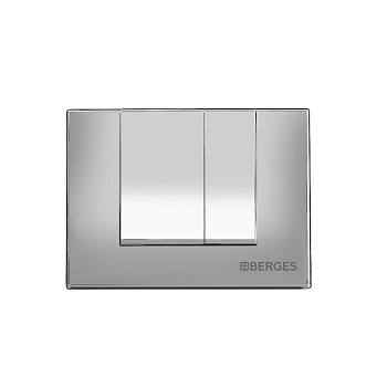 Кнопка  для инсталляции NOVUM S3, хром глянец, BERGES